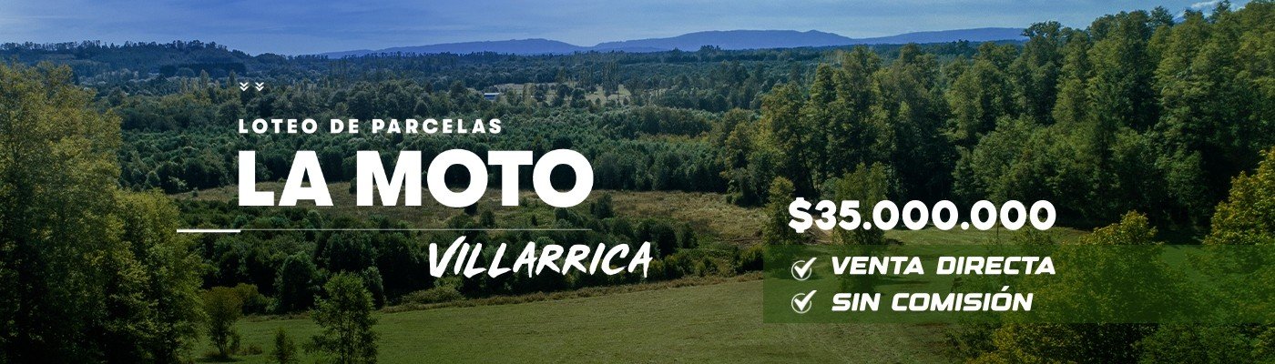 Venta de Parcelas en Villarrica - La Moto