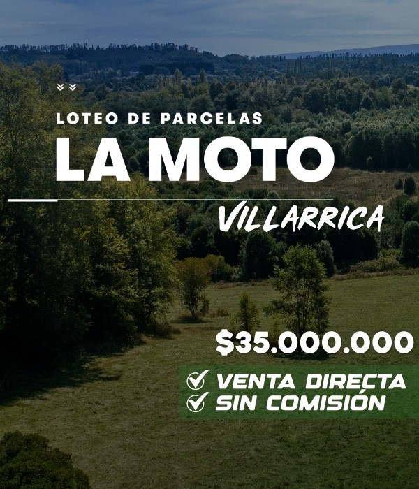 Venta de Parcelas en Villarrica - La Moto